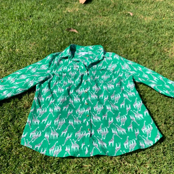 🦒 Giraffe Lover by Charter Club NWOT ✨💚 - Picture 2 of 8
